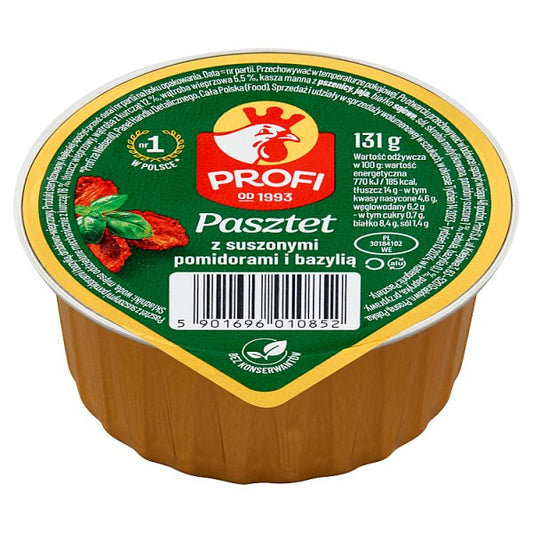 Profi Pasztet z suszonymi pomidorami i bazylią 131 g